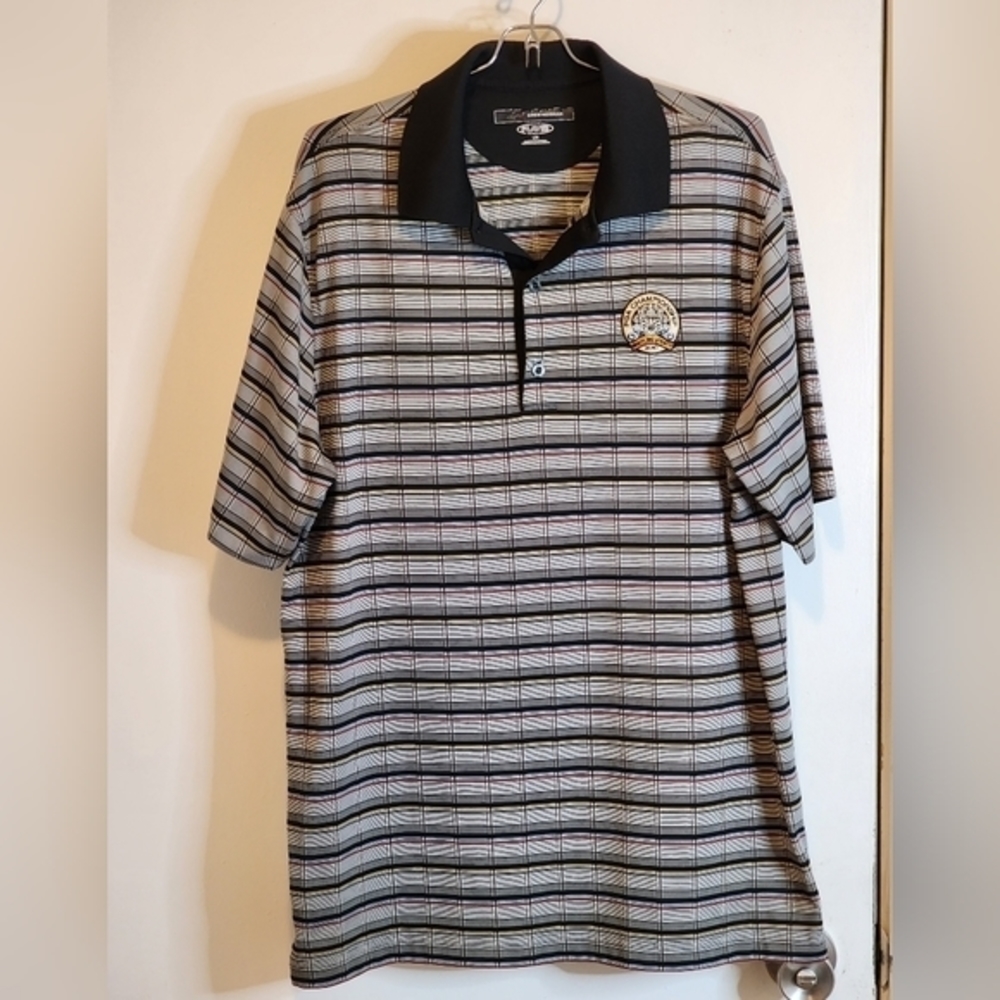 2010 PGA Championship Whistling Straights Greg Norman Mens L Golf Polo Shirt